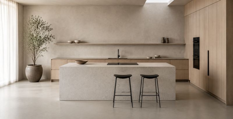 Microcement on shops and offices